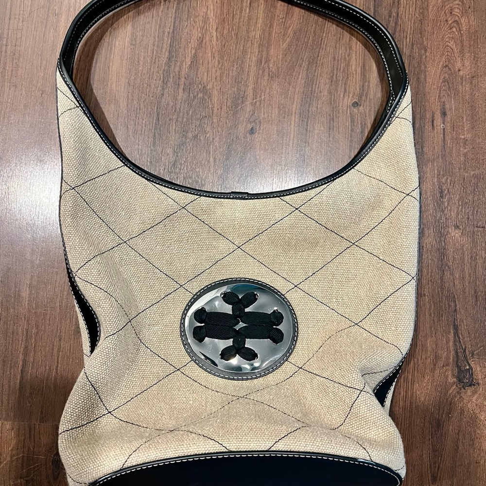 Tory Burch Tan and Black Women's Bag